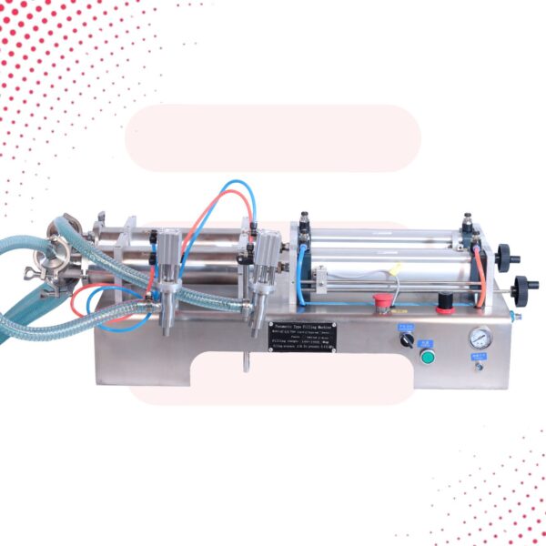 Sonic Industries Pneumatic Liquid Filling Machine | 100ml to 1000ml Capacity | Double Head