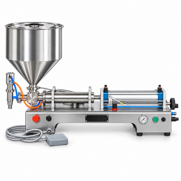 Pneumatic Paste Filling Machine Single Head 500ML to 5000ML by Sonic Industries