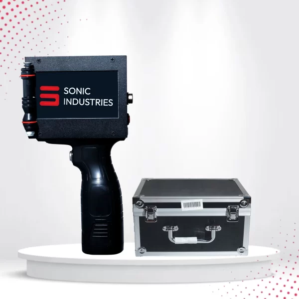 Sonic Industries Red Software Handheld Thermal Inkjet Printer 12.7mm With general Cartridge
