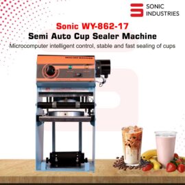 Semi Automatic Cup Sealing Machine by Sonic Industries