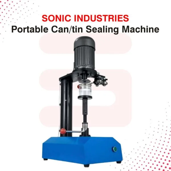 Sonic Industries Portable Tin Capper Machine | Compact and Efficient | Ideal for Small-Scale Production