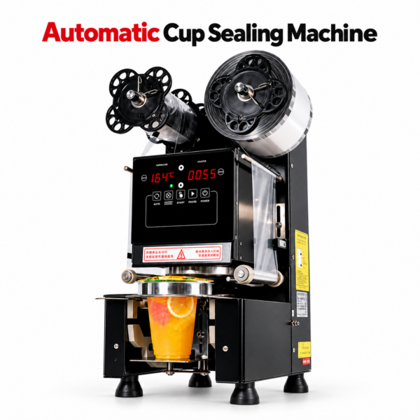 Automatic Cup Sealing Machine by Sonic Industries