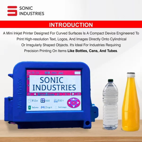 Sonic Industries - Mini Portable Economic Inkjet Printer 12.7mm With Solvent Cartridge - Image 3