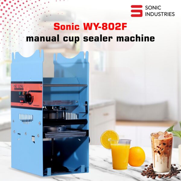 Manual Cup Sealing Machine by Sonic Industries