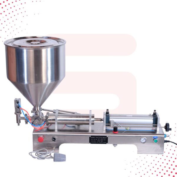 Sonic Industries Semi-Automatic Pneumatic Paste Filler - 10ml to 100ml Capacity | Single Head