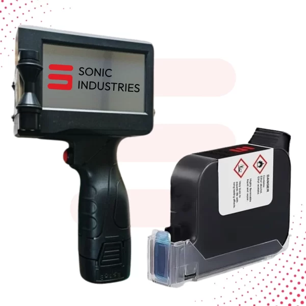 SONIC INDUSTRIES |  Plastic Body Handheld Thermal Inkjet Printer with Sonic Cartridge