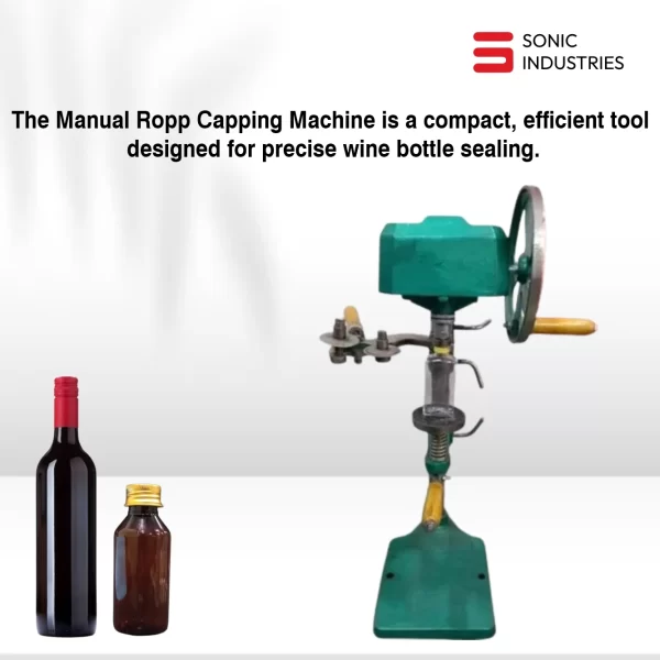 Manual Ropp Capping Machine – Precision Capper with Adjustable Torque and Ergonomic Design for Efficient Wine Packaging - Image 3