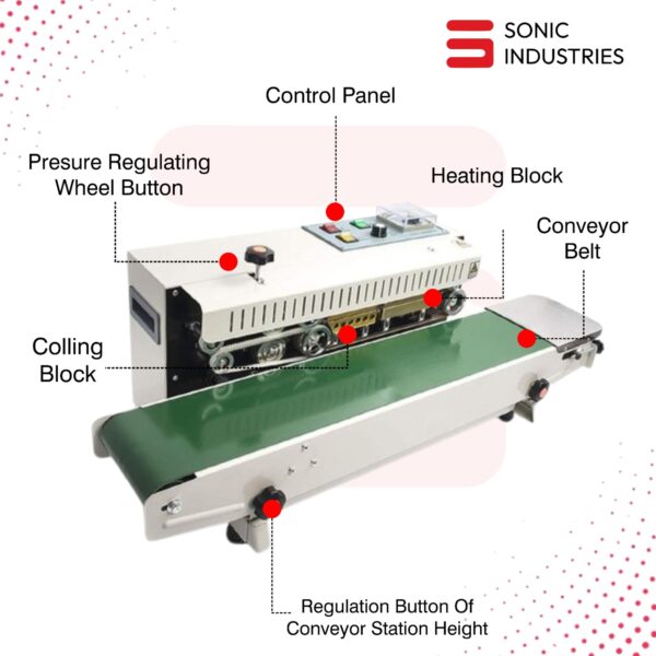 Sonic Industries Pouch sealing machine