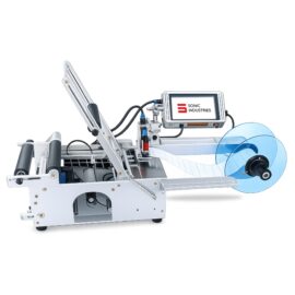 Semi Automatic Labelling Machine with Printer by Sonic Industries
