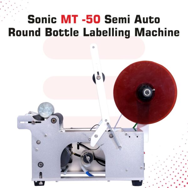 Sonic Industries MT -50 Semi Auto Round BottleLabelling Machine - Image 2