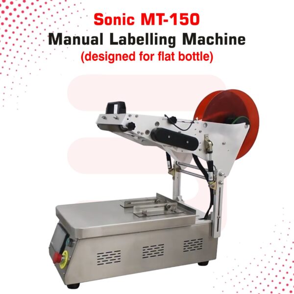 Sonic Industries 150 Flat Bottle Labeling Machine | Precision Label Applicator for Flat Surface Containers - Image 2