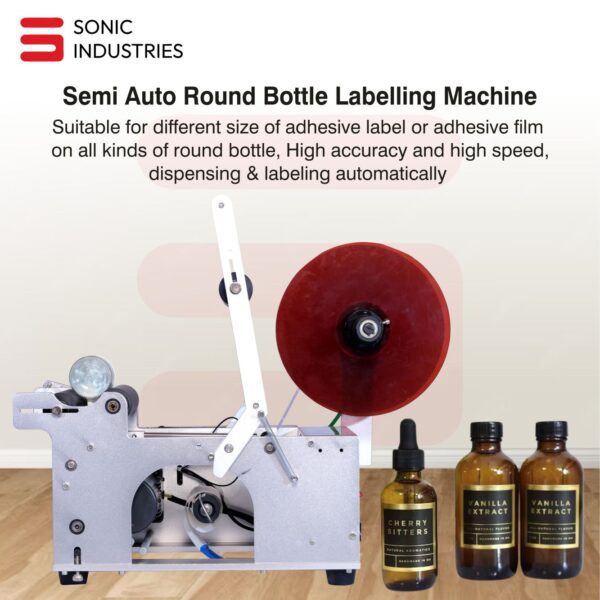 Sonic Industries MT -50 Semi Auto Round BottleLabelling Machine - Image 3