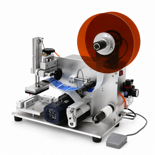 Flat Bottle Labelling Machine by Sonic Industries