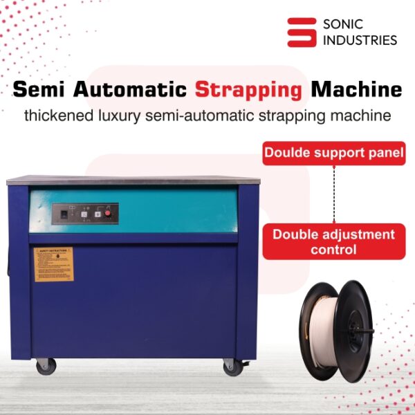 Sonic Industries KH-90 Box Strapping Machine – Heavy-Duty, High-Speed Packaging Solution - Image 4