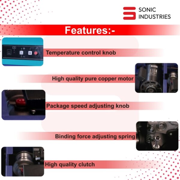 Sonic Industries KH-90 Box Strapping Machine – Heavy-Duty, High-Speed Packaging Solution - Image 5