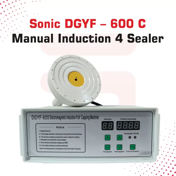 Sonic Industries Induction Sealing Machine 600C | Sealing Length 20-130mm