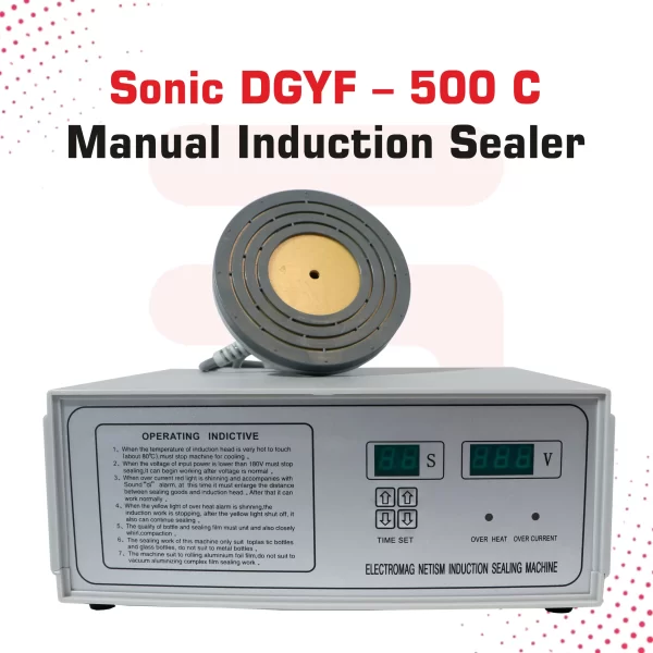 Sonic Industries Heavy Duty Induction Sealing Machine 500C | Sealing Length 60-130mm