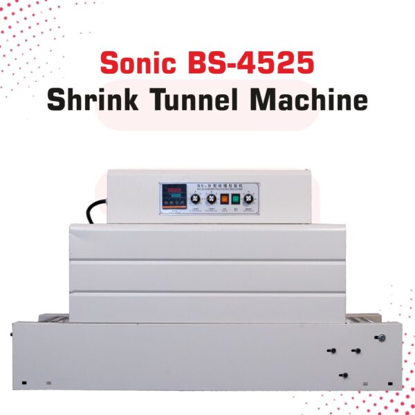 Sonic Industries Shrink Tunnel BS4525 | 18" W × 10" H | High-Performance Shrink Wrap Tunnel with Rod/Belt Conveyor - Image 2