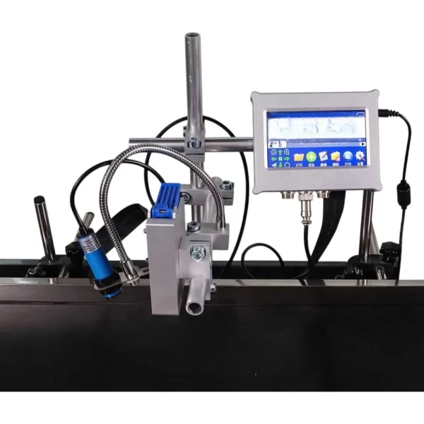 Sonic Industries 4 inch printer with 8 inch conveyor automatic batch coding machine