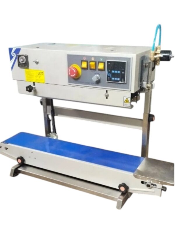 Sonic Industries FR-900 Vertical Continuous Band Sealer Machine with Nitrogen Flushing Attachment