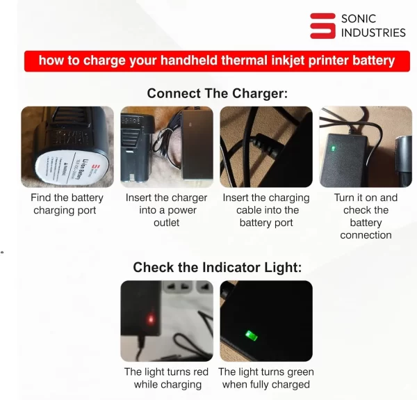 Sonic industries Batch coding printer manual
