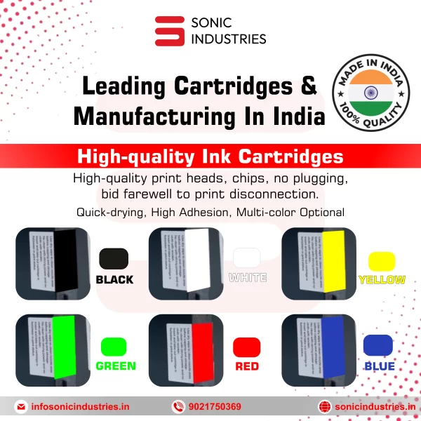 Sonic industries 12.7mm Inkjet Printer Cartridge