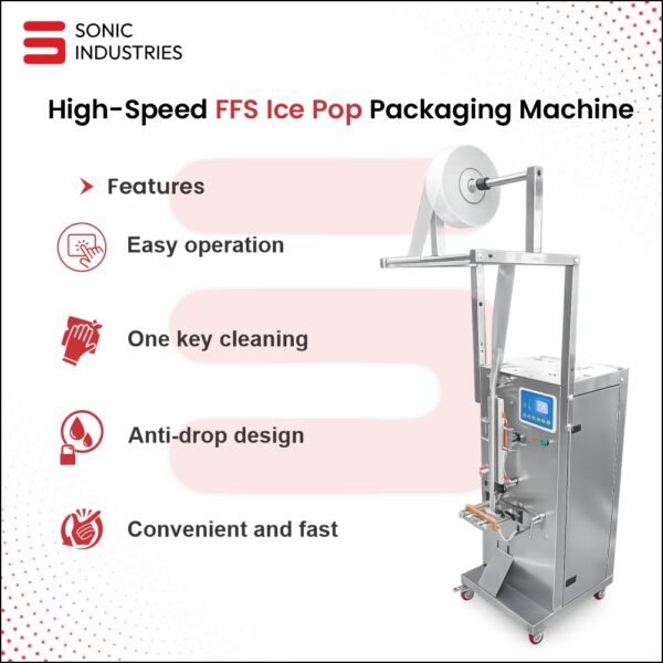 Multi-Lane Multi Flavor Ice Lolly Ice Pop Packing Machine by Sonic Industries