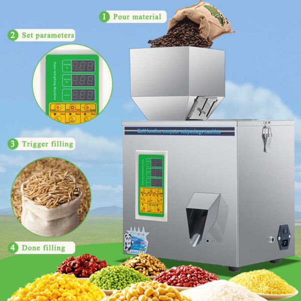 sonic industries Powder Weigh Filler machine 100P ( 100gm)