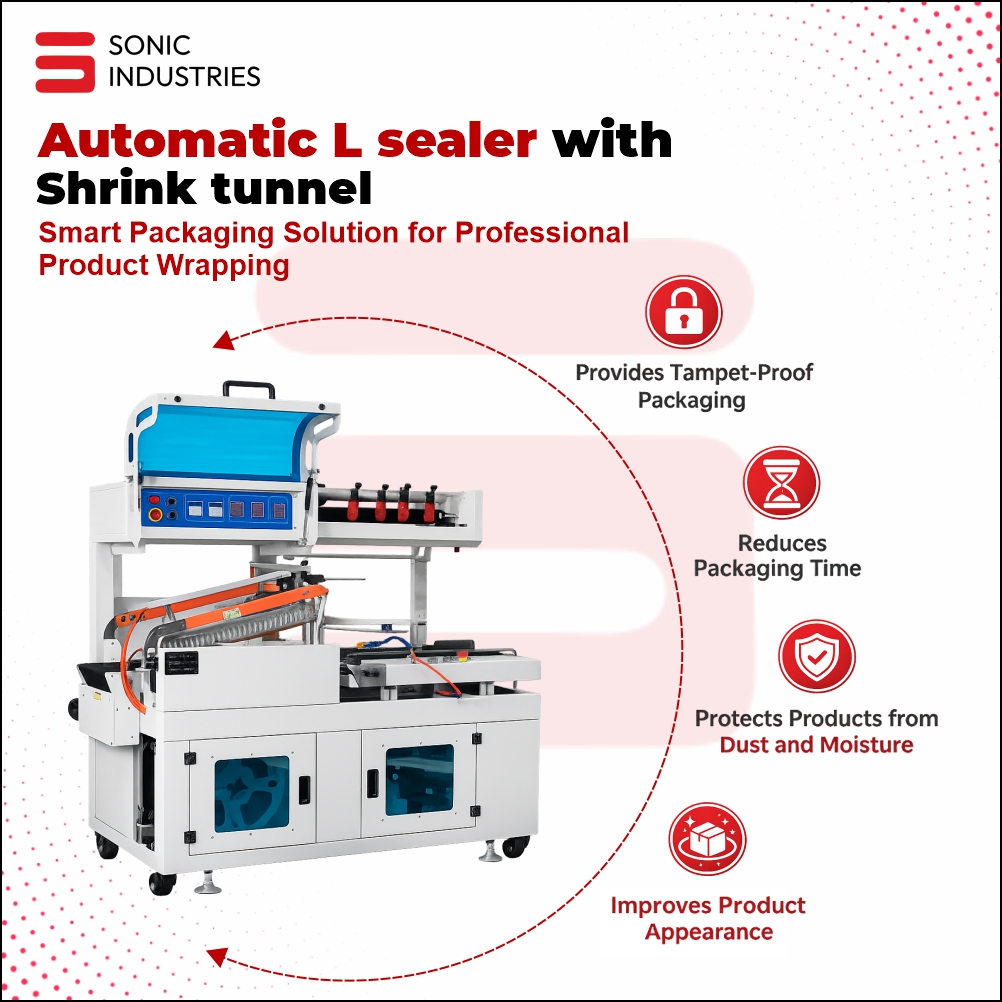 Sonic Industries Economic Automatic L Sealer Machine - Image 2