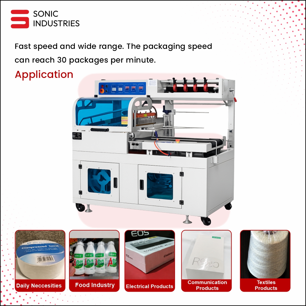 Sonic Industries Economic Automatic L Sealer Machine - Image 4