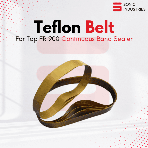 Sonic Industries Teflon Belt Top Model | Premium Heat-Resistant PTFE Belt for Band Sealer Machines