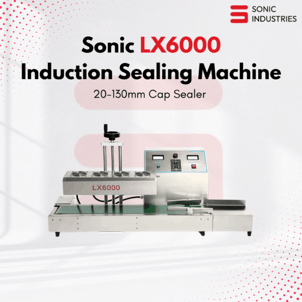 Sonic Industries LX-2000 Automatic Induction Sealing Machine (20mm to 130mm Cap Diameter)