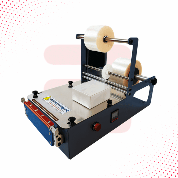 Sonic Industries Manual Overwrapping Machine with Tear Tape Applicator