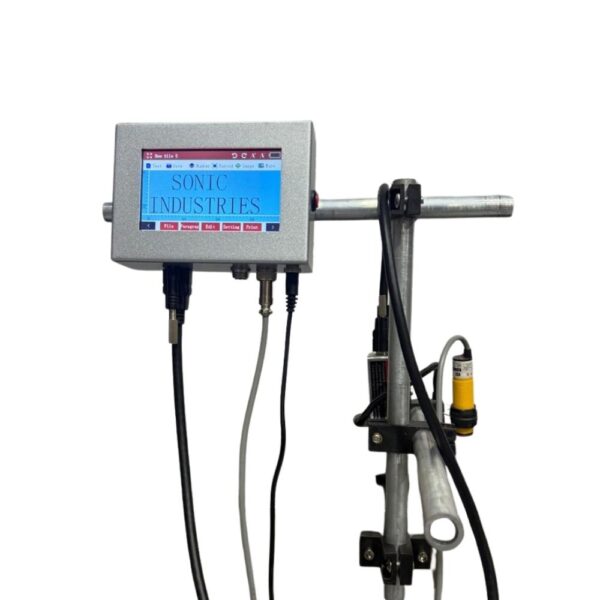 Sonic Industries Online Thermal Inkjet Printer with 5-Inch Touchscreen – 12.7mm Print Height for High-Speed Conveyor Coding