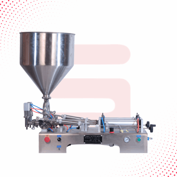 Sonic Industries 50 to 500ML Double Nozzle Pneumatic Paste Filling Machine – High-Speed Dual Nozzle Viscous Filler