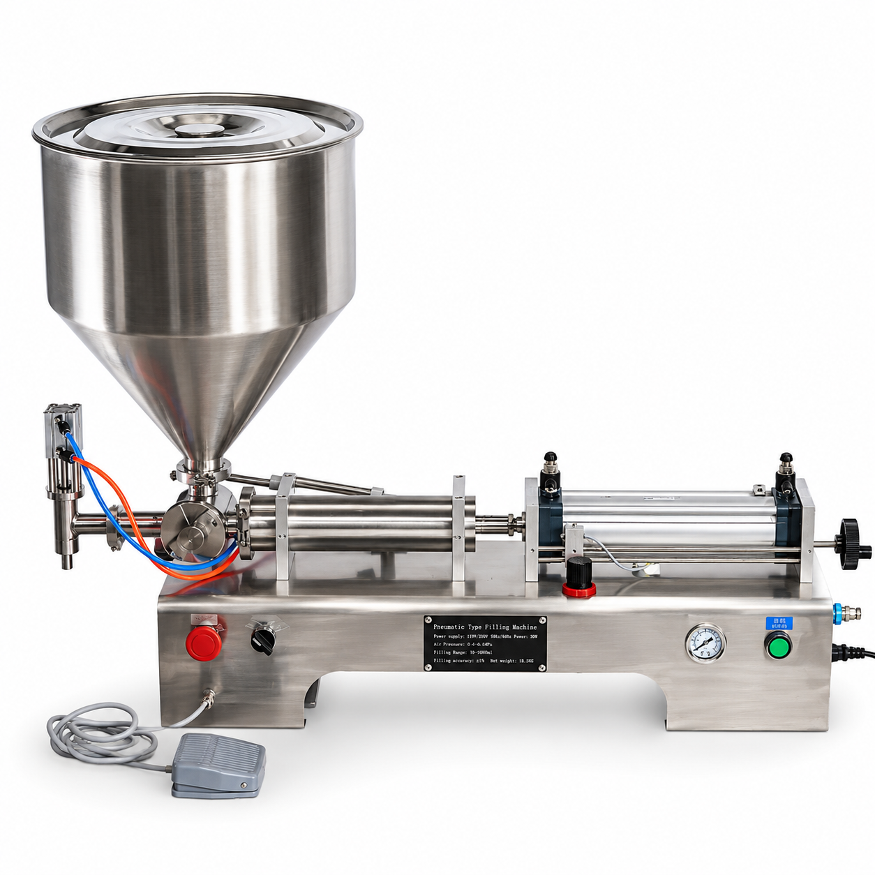 Pneumatic Paste Filling Machine Single Head 10ML to 100ML by Sonic Industries - Image 2
