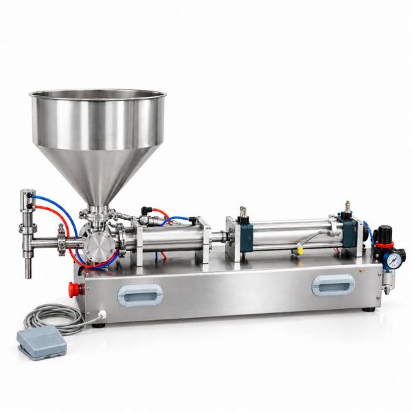 Pneumatic Paste Filling Machine Single Head 50ML to 500ML by Sonic Industries