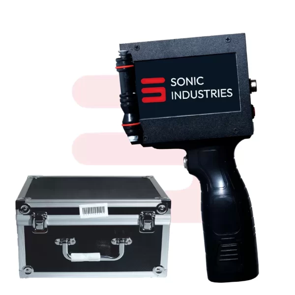 Sonic Industries 25MM Handheld Thermal Inkjet Printer with Solvent Cartridge