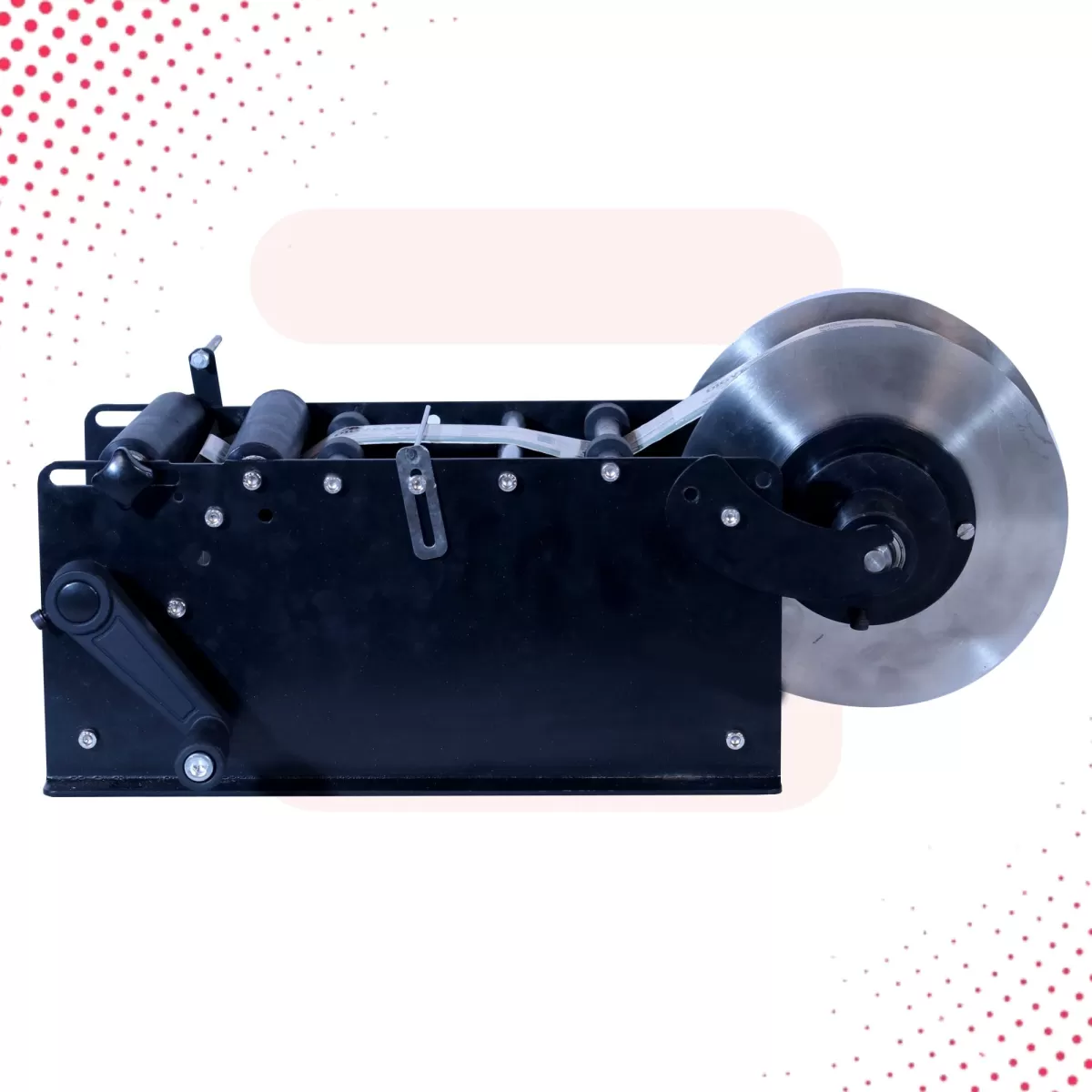 Sonic Industries Manual Round Bottle Labelling Machine