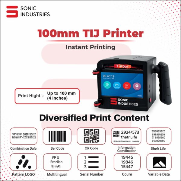 100MM Handheld Thermal Inkjet Printer by Sonic Industries