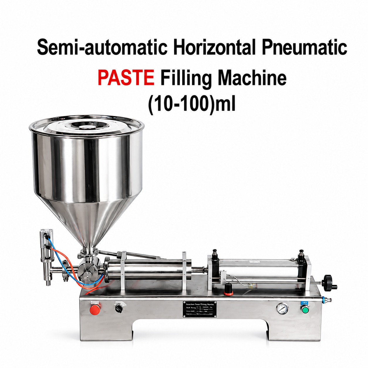 Pneumatic Paste Filling Machine Single Head 10ML to 100ML by Sonic Industries - Image 3