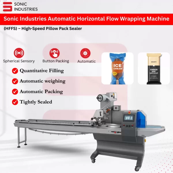 Sonic Industries Ice Cream Packaging Machine