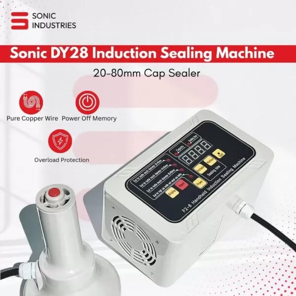 Sonic Industries New Model DY-28 Induction Sealing Machine 20 to 80MM Sealing diameter