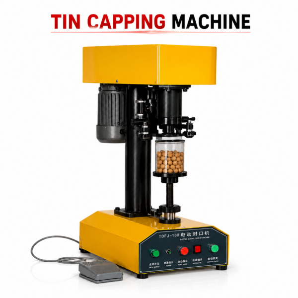 Tin Capping Machine by Sonic Industries