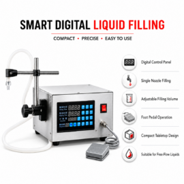 Sonic Industries LT130 Digital Liquid Filling Machine – Single Head
