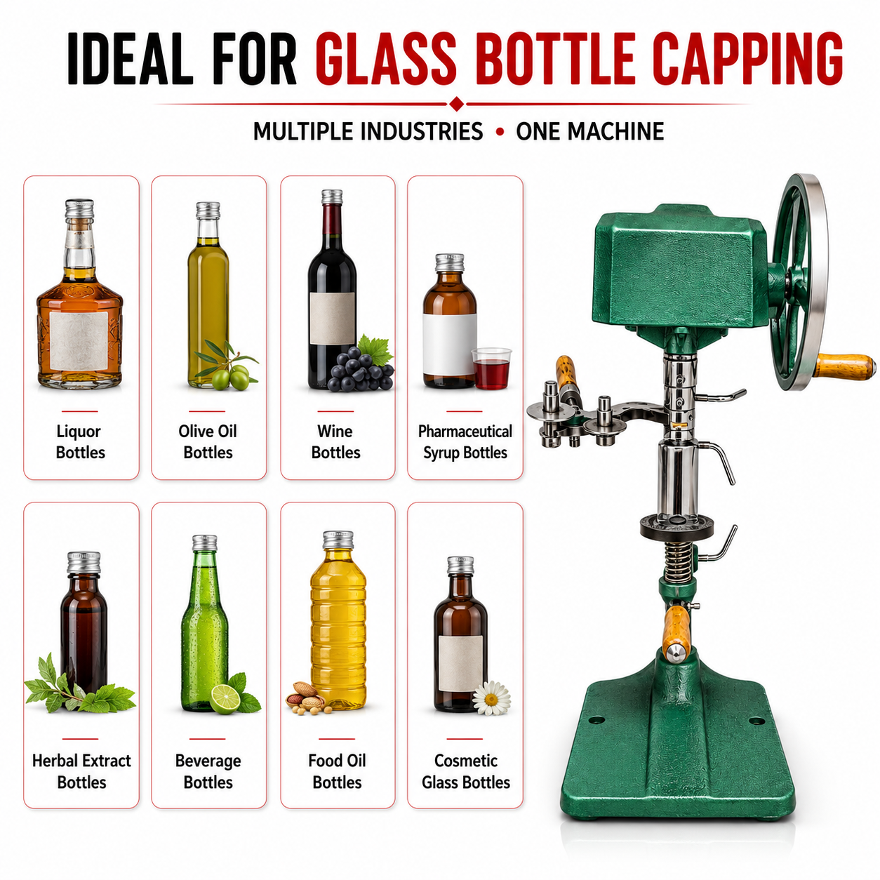 Manual ROPP Capping Machine by Sonic Industries - Image 4