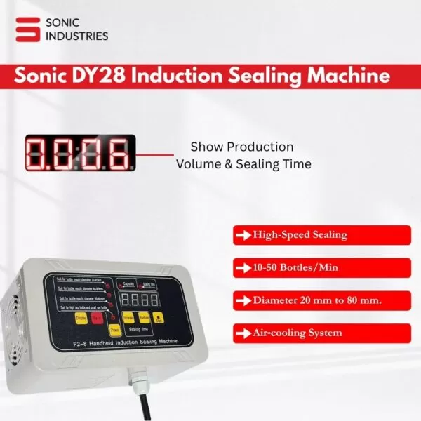 Sonic Industries New Model DY-28 Induction Sealing Machine 20 to 80MM Sealing diameter