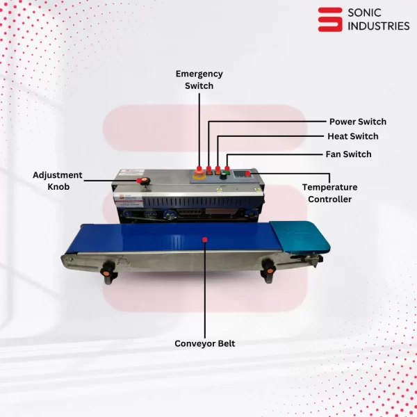 Sonic Industries SS Body Continuous Band Sealer – Economic Model