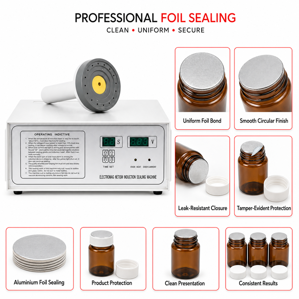 Induction Sealing Machine DGFY-500A 20MM to 100MM by Sonic Industries - Image 4