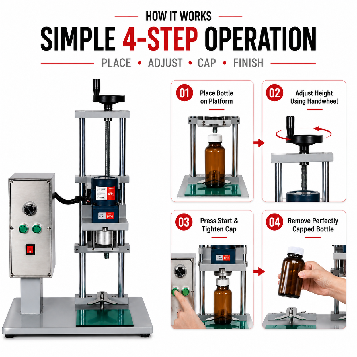 Semi Automatic Capping Machine by Sonic Industries - Image 5